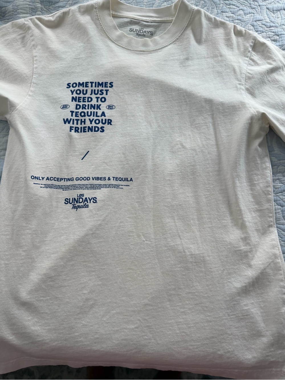 White Graphic Tee - "Sometimes You Just Need to Drink Tequila"